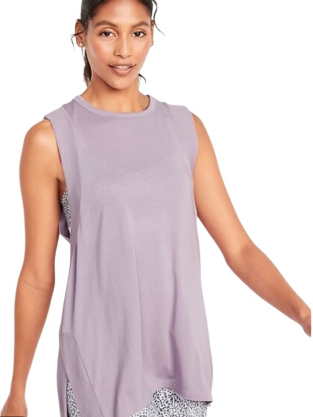 Old Navy Ultralite Sleeveless Lilac Active Tunic Top. Size S. Sort. Breathable